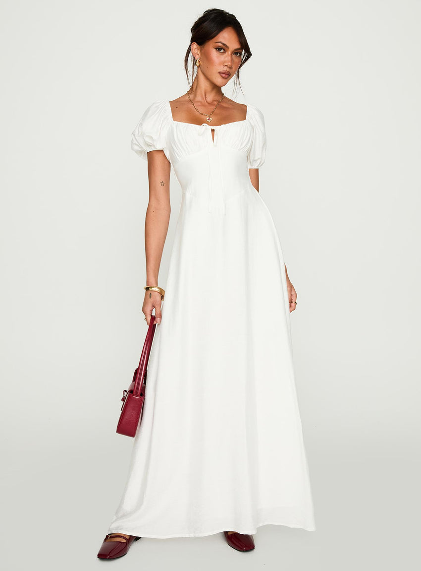 Summer Song Maxi Dress White
