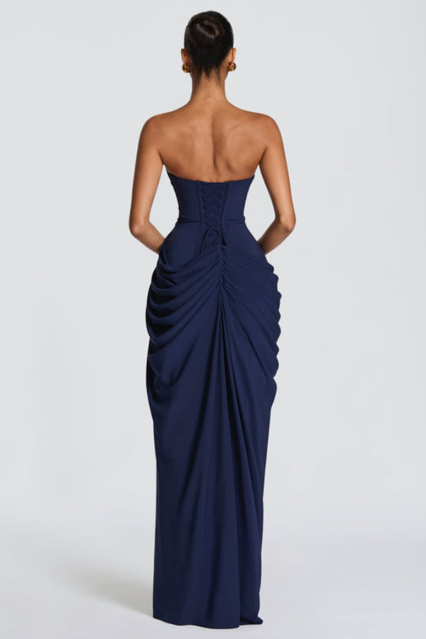 Cyra Elegant Flowing Maxi Occasion Dress