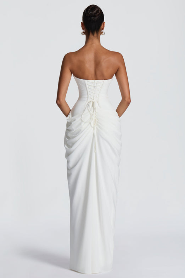 Cyra Elegant Flowing Maxi Occasion Dress