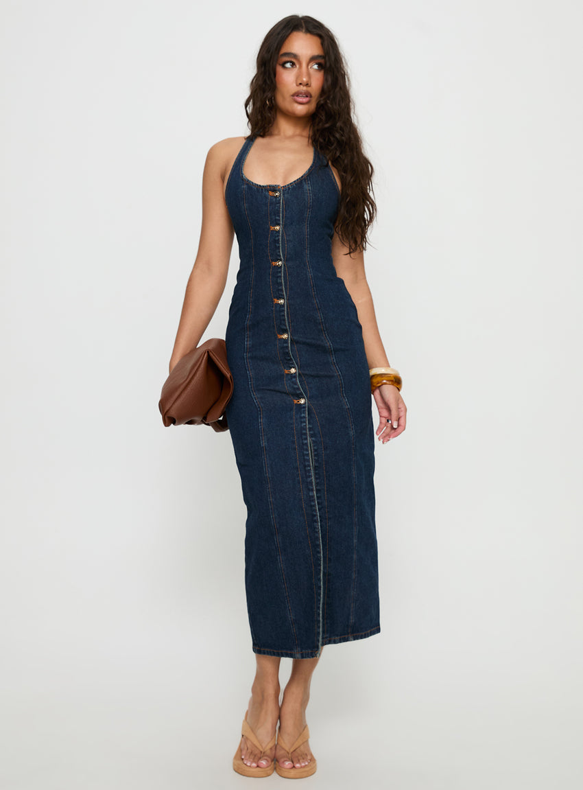 Kenny Maxi Dress Indigo