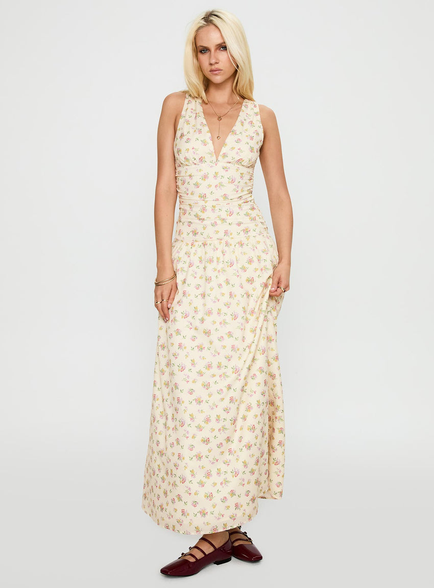 Esthie Maxi Dress Multi Floral