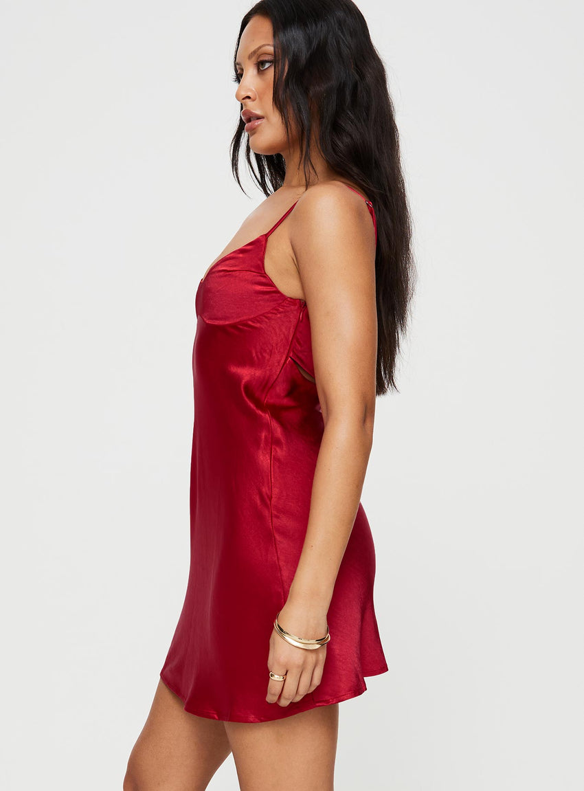 Jazelle Mini Dress Red
