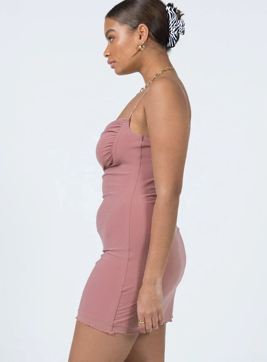 Sugar Mini Dress Mauve