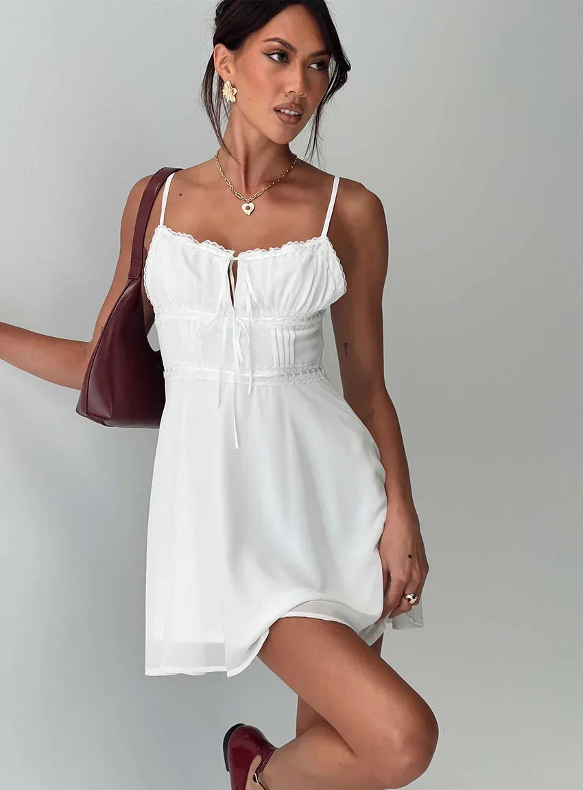 Pure Joy Mini Dress White