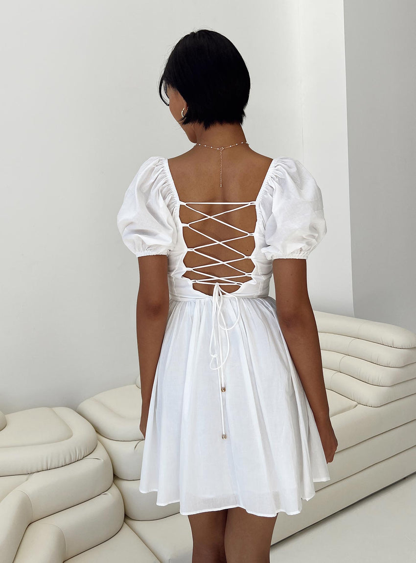 Krysten Mini Dress White