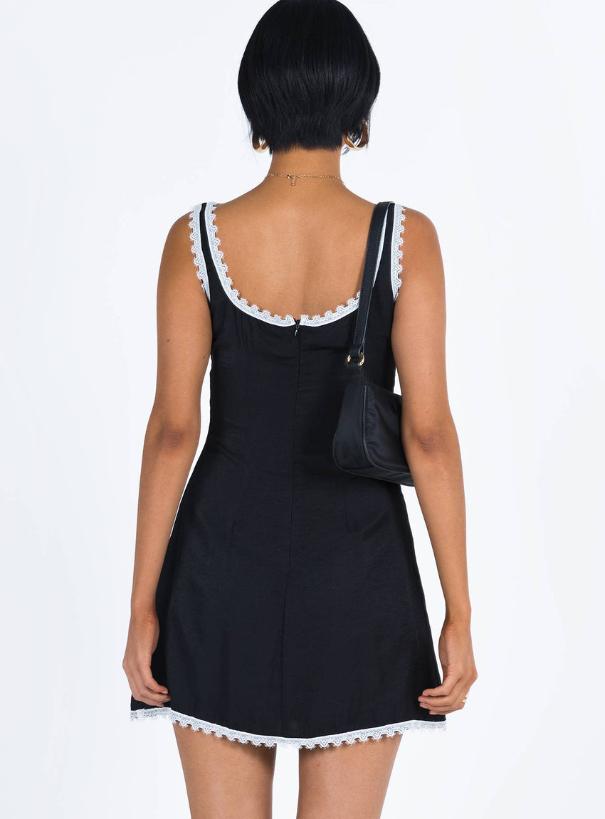 Fyfe Mini Dress Dusty Black