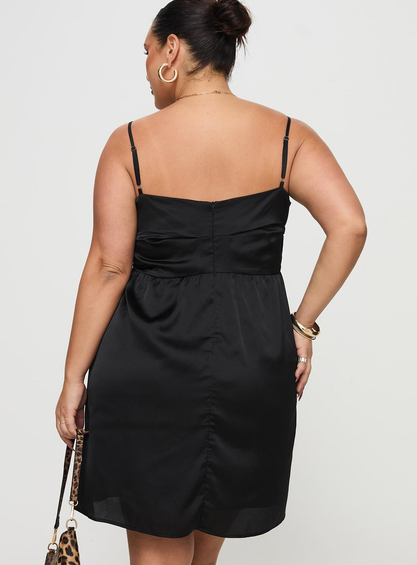 Ortega Mini Dress Black Curve