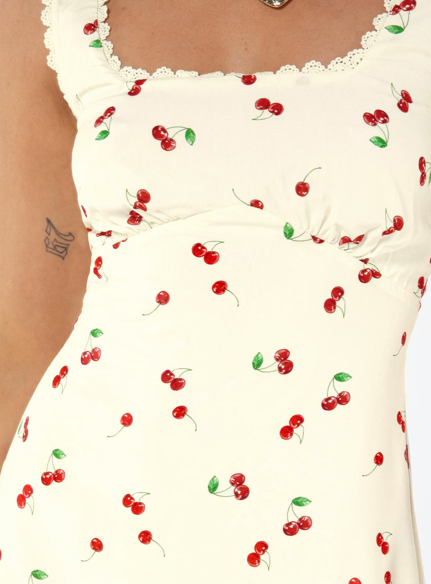 Dasha Mini Dress Cherry