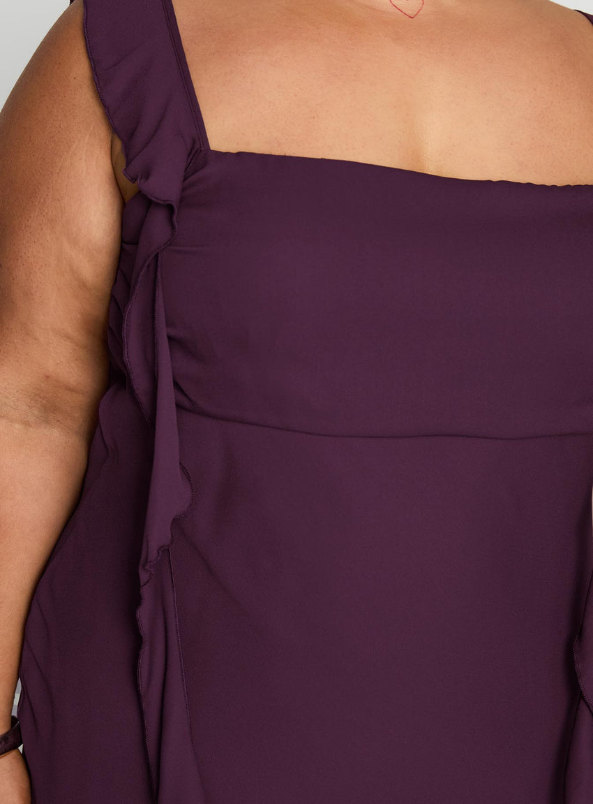 Lanai Maxi Dress Plum Curve