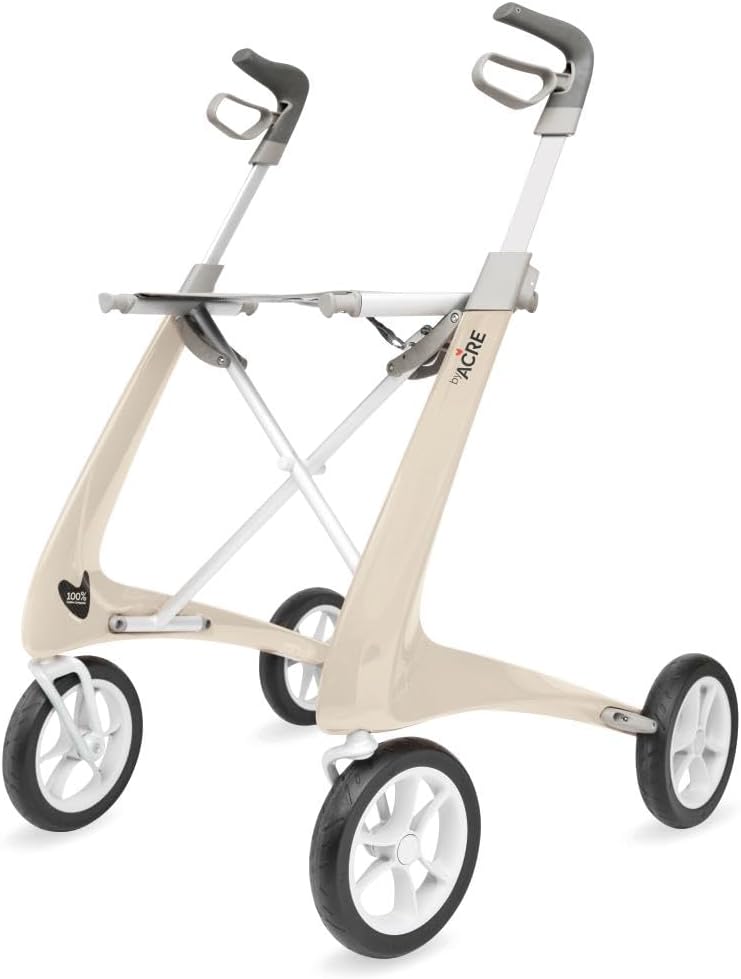 byACRE Carbon Ultralight Rollator Walker – Foldable Mobility Walker with Bag
