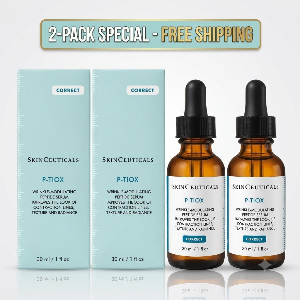 SkinCeuticals P-TIOX Anti-Wrinkle Peptide Serum 30ml Twin Pack