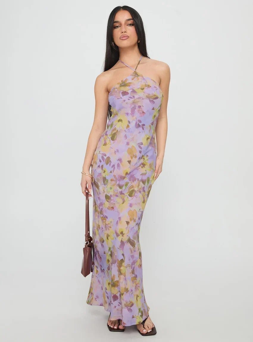 Florabella Halter Maxi Dress Multi