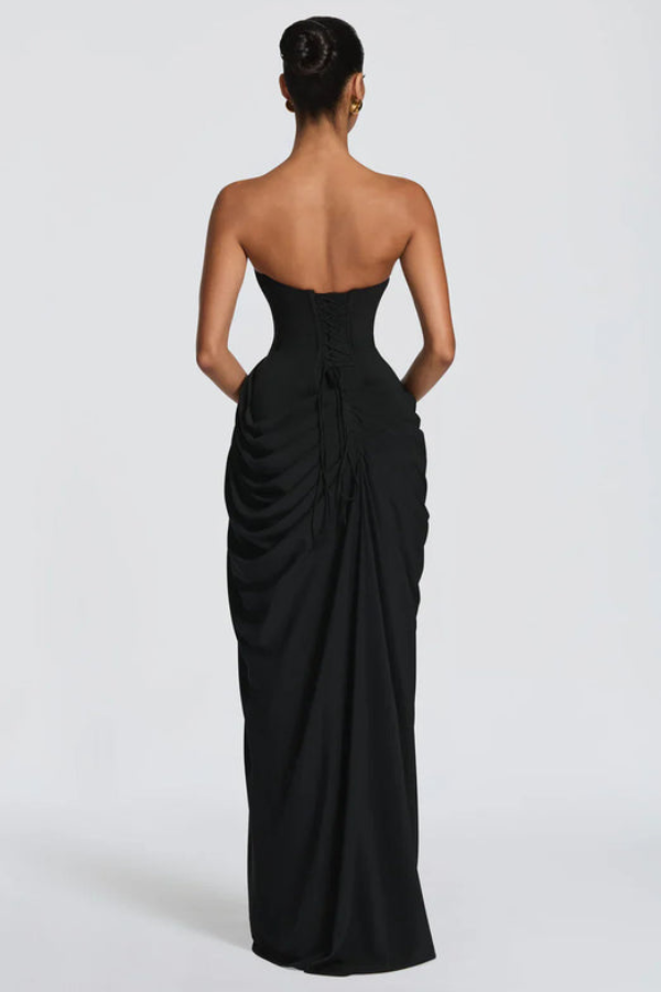 Cyra Elegant Flowing Maxi Occasion Dress