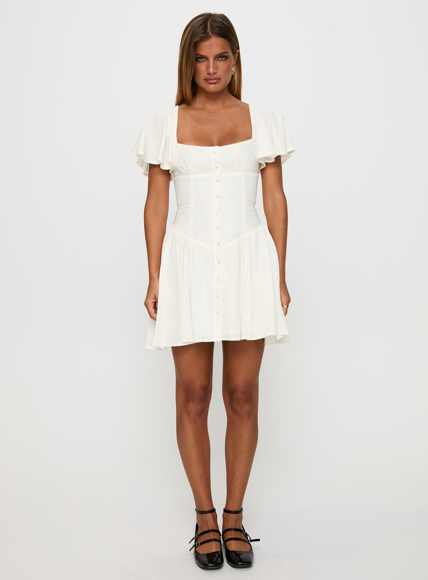 Forever More Mini Dress White