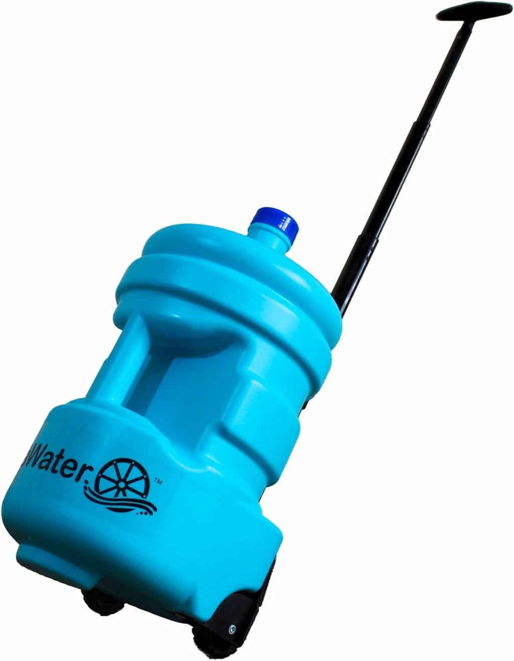 Rolling Water Jug with Wheels & Handle - BPA-Free Portable Water Container for Camping, Home & Office