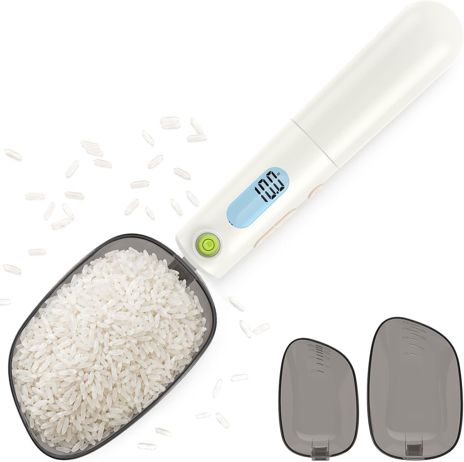 Digital Measuring Spoon Scale – Rechargeable 0.1g Precision Gram Scale