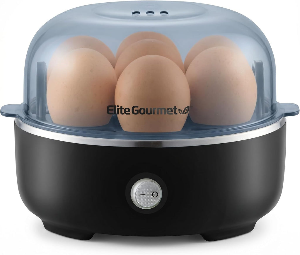 Electric Egg Cooker – 7-Egg Boiler & Steamer with Auto Shut-Off