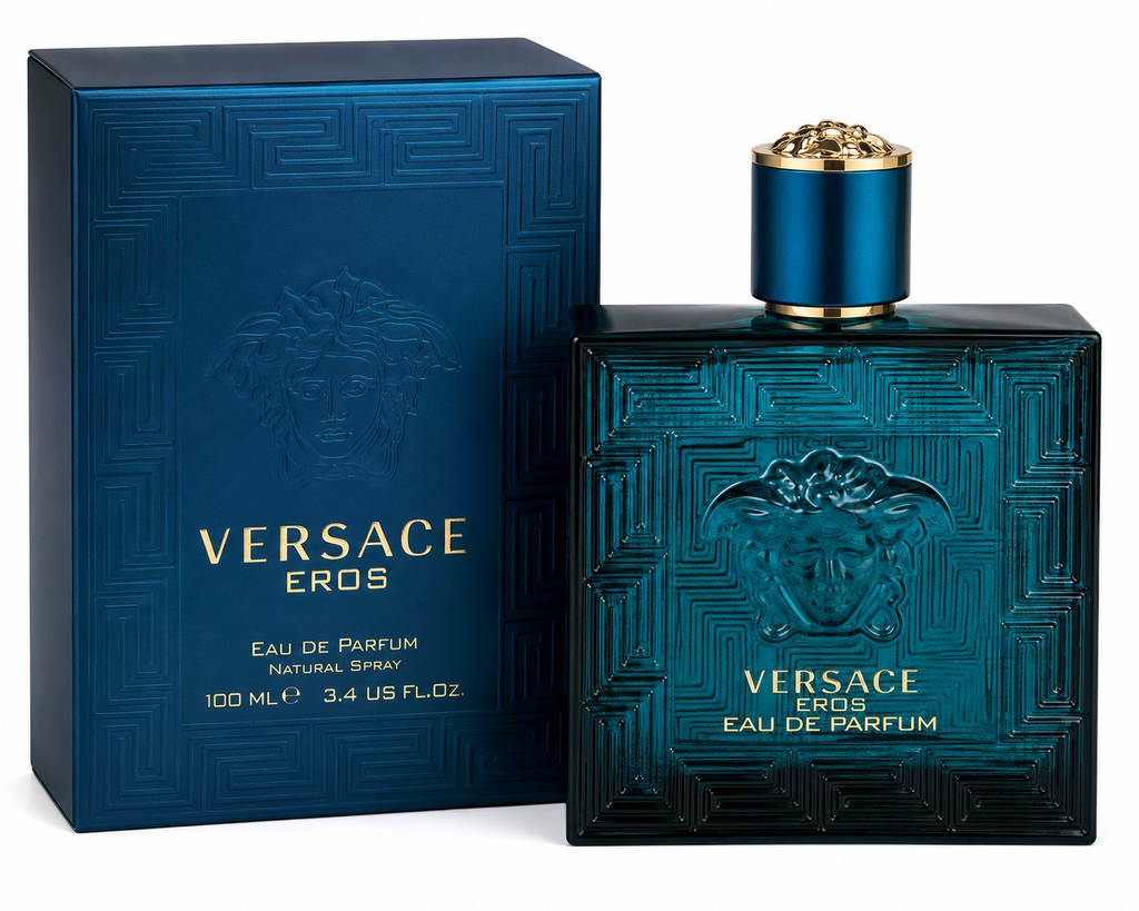 Versace Eros Eau de Parfum Spray for Men 3.4 oz / 100 ml