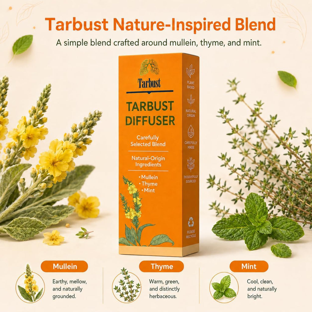 Mullein, Thyme & Mint Drops – Herbal Supplement by Tarbust