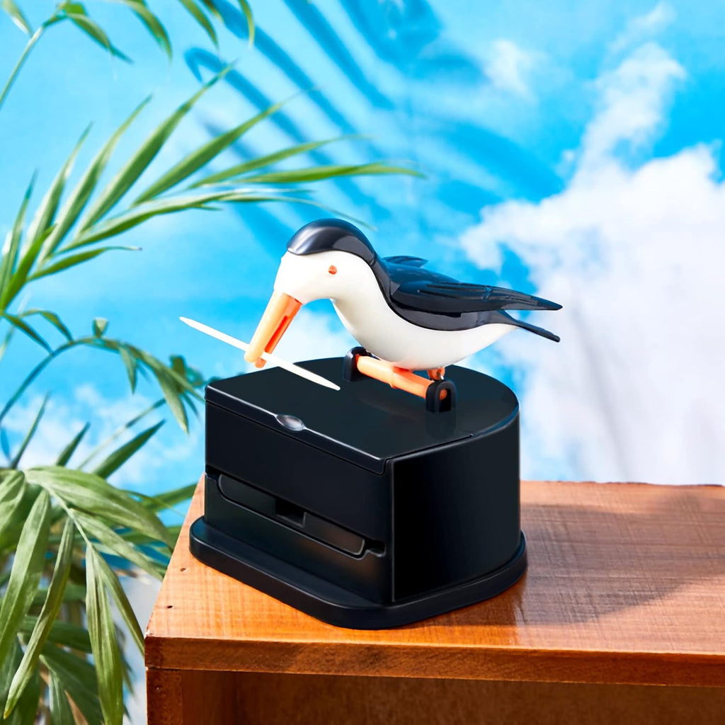 Woodpecker Toothpick Dispenser – Set of 2 Cute Automatic Toothpick Holders
