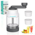 HAUSHOF Manual Ice Shaver – Hand Crank Shaved Ice Machine with Ice Mold