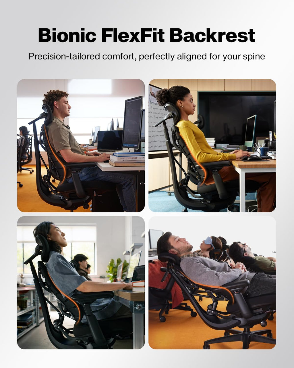 Omni SE Ergonomic Office Chair – Adjustable Lumbar & Reclining Desk Chair