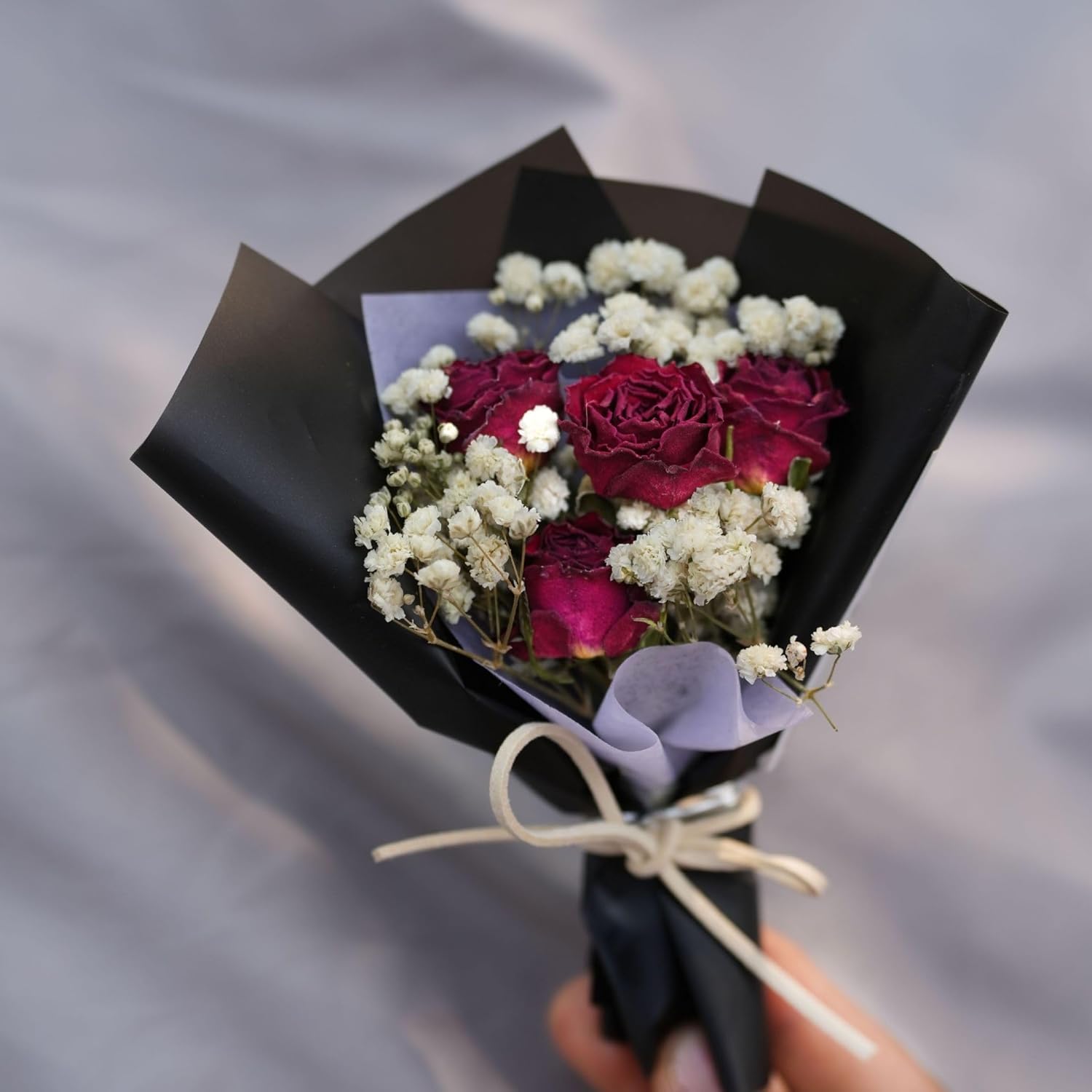 Dried Flower Bouquet Car Air Freshener – Aromatherapy Vent Clip Decor