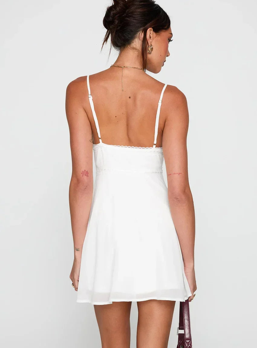 Pure Joy Mini Dress White