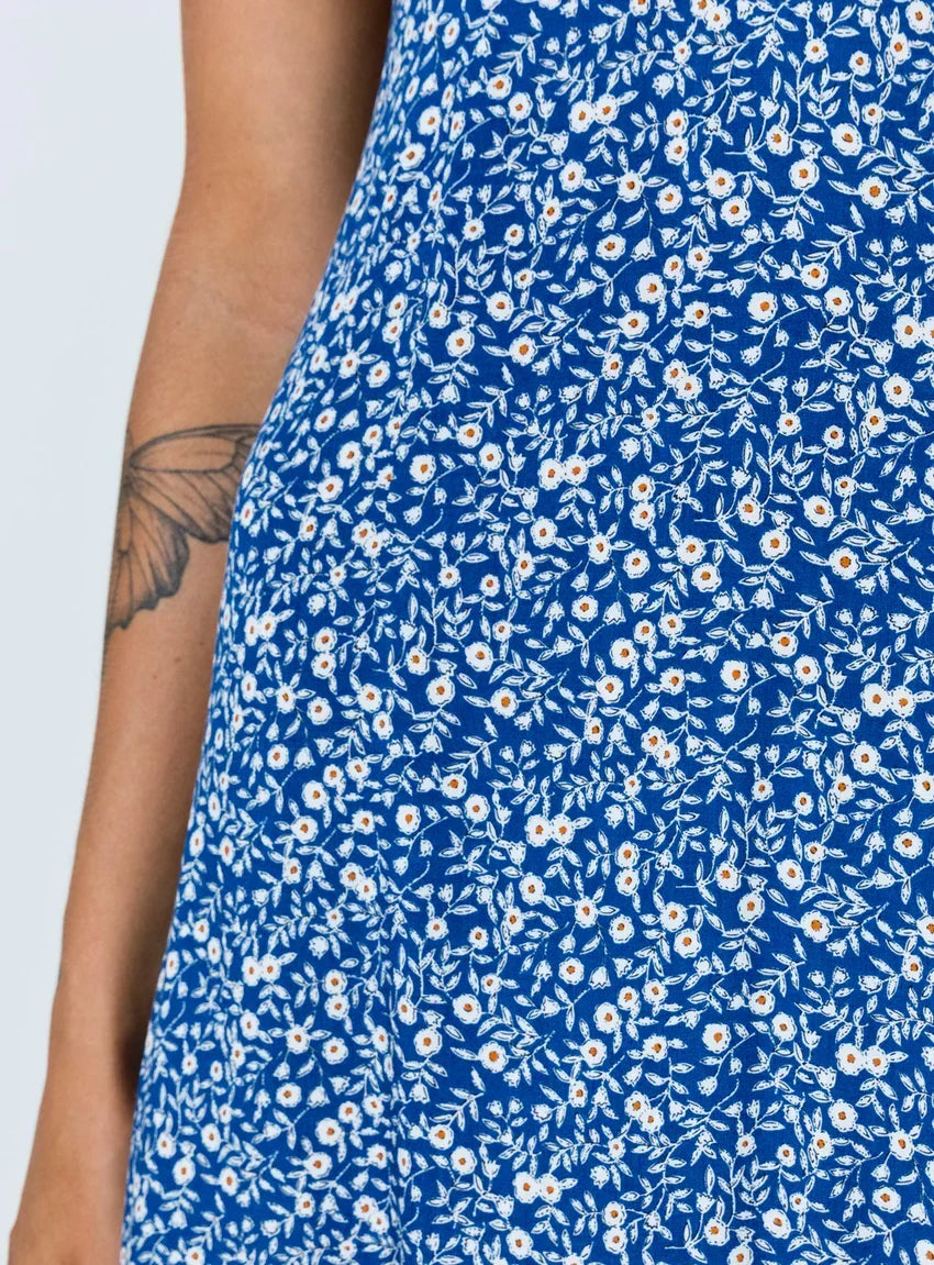 Georgia Midi Dress Navy