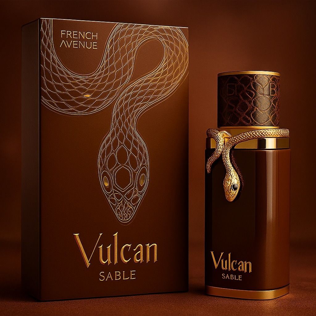 French Avenue Vulcan Sable EDP 3.4 oz – Unisex Warm Woody Amber Fragrance