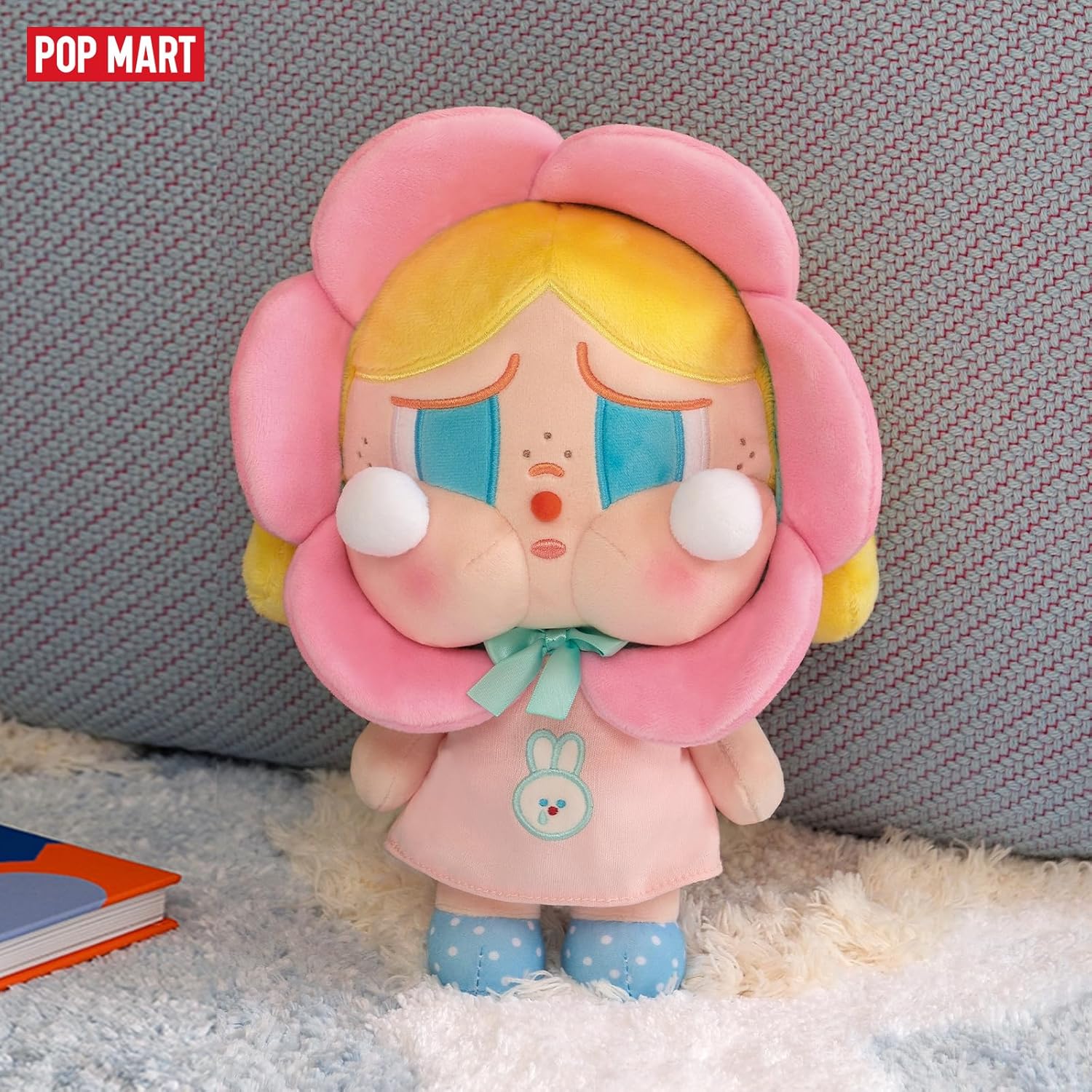 POP MART Crybaby Sad Club Plush Doll – 11.8" Soft Hugging Pillow Figure
