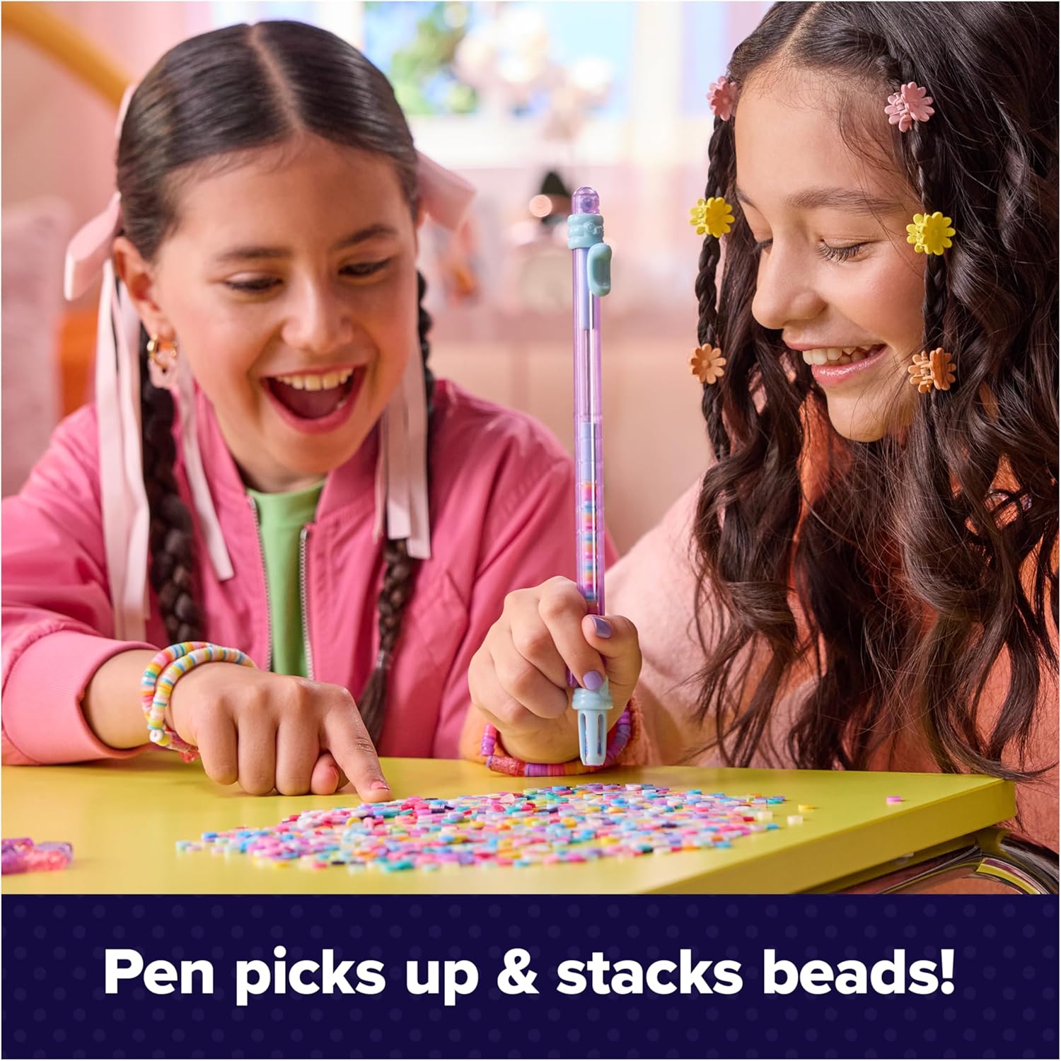Cool Maker Stack'd Heishi Studio Bracelet Making Kit – 1200+ Beads, Ages 7+