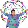 Hoberman Sphere Extreme Expand-A-Ball – Rainbow Expandable Fidget Toy 3 Ft