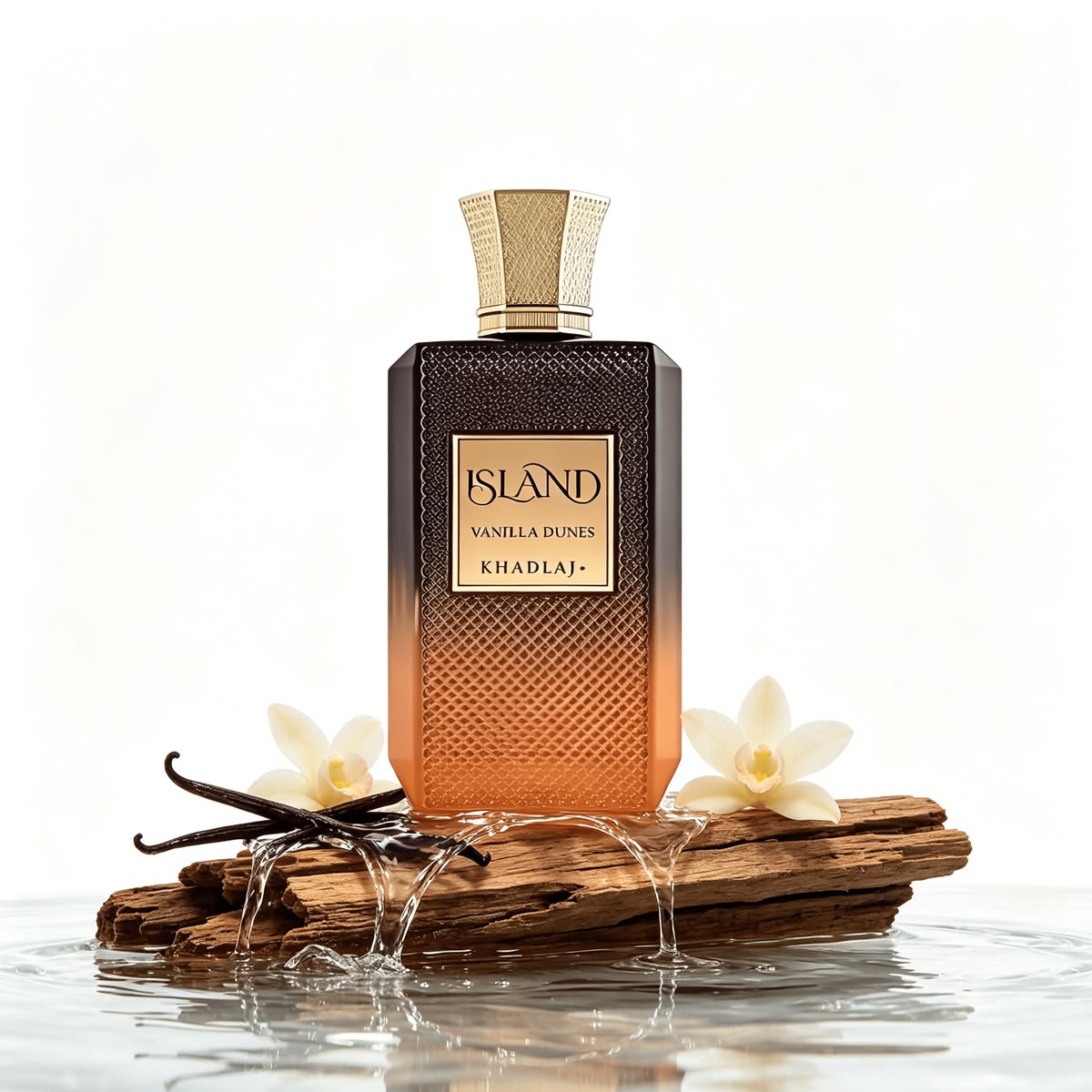 Khadlaj Island Vanilla Dunes Extrait de Parfum 3.4 oz – Unisex Vanilla Scent