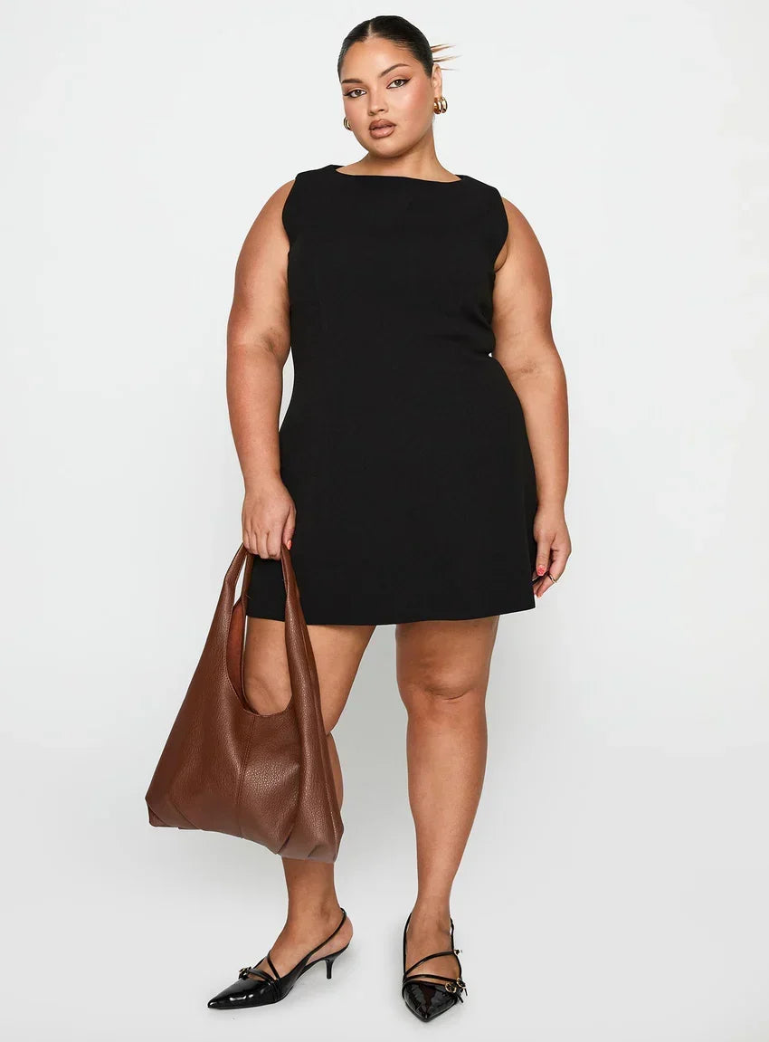 Anse Mini Dress Black Curve