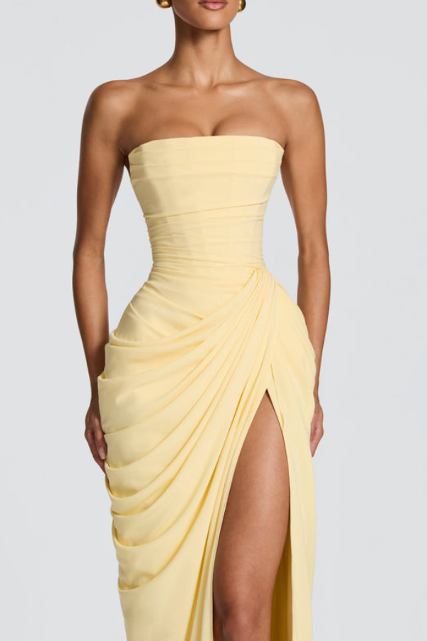 Cyra Elegant Flowing Maxi Occasion Dress