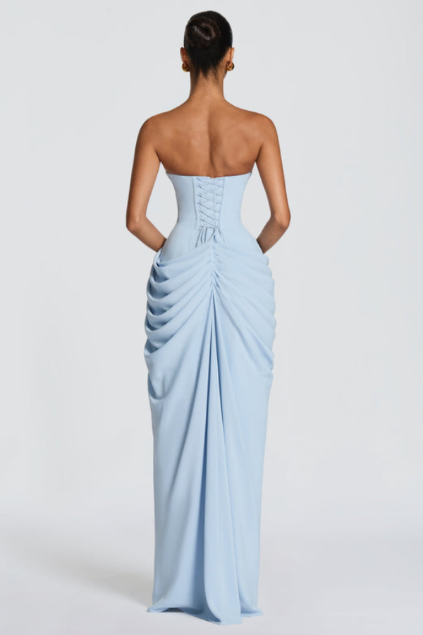 Cyra Elegant Flowing Maxi Occasion Dress