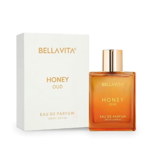 Bella Vita Luxury Honey Oud EDP 100ml - Men's Eau de Parfum Spray, Long Lasting Warm Oud Fragrance