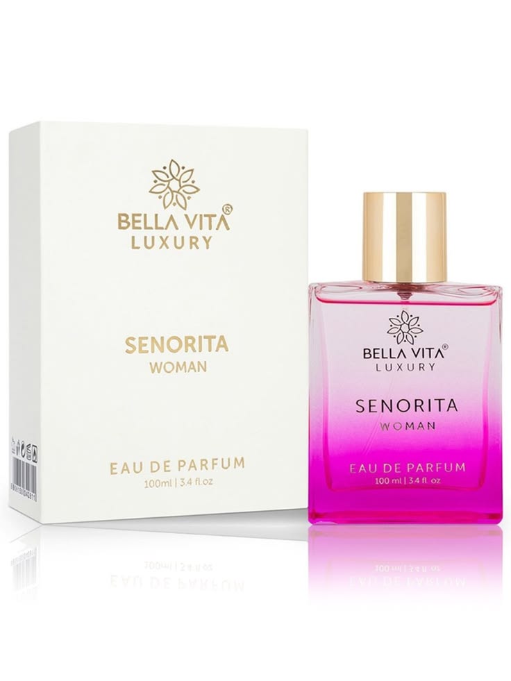 Bella Vita Luxury Senorita EDP 100ml - Women's Eau de Parfum Spray, Long Lasting Floral Fruity Fragrance