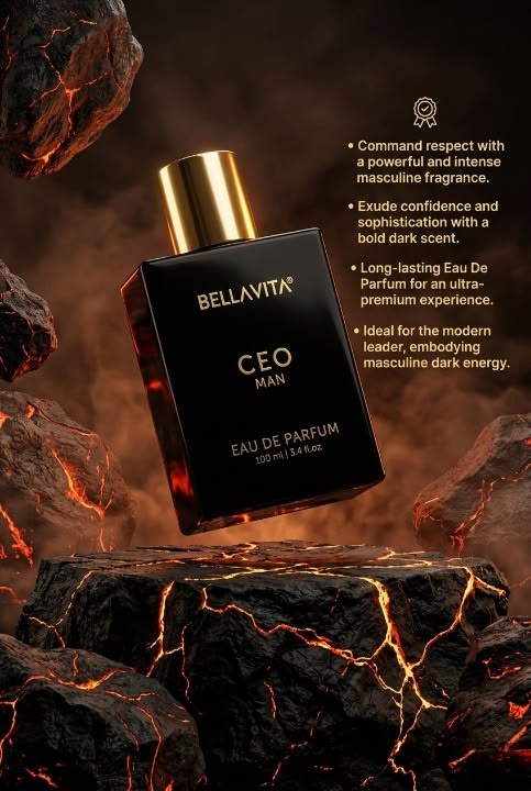 Bella Vita Luxury CEO Man EDP 100ml - Men's Eau de Parfum Spray, Long Lasting Woody Fragrance