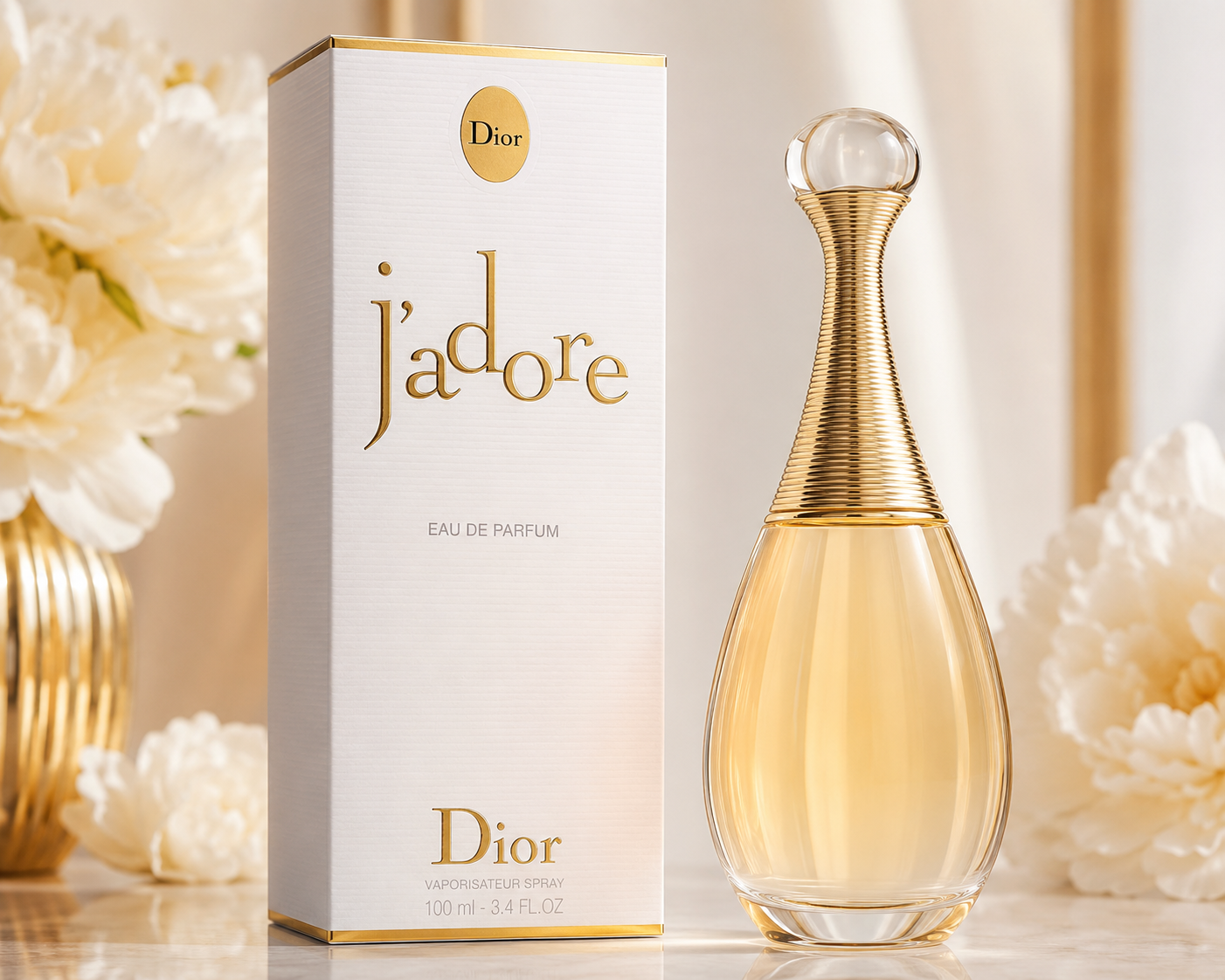 Christian Dior J'adore Eau de Parfum Spray for Women 3.4 oz / 100ml Authentic