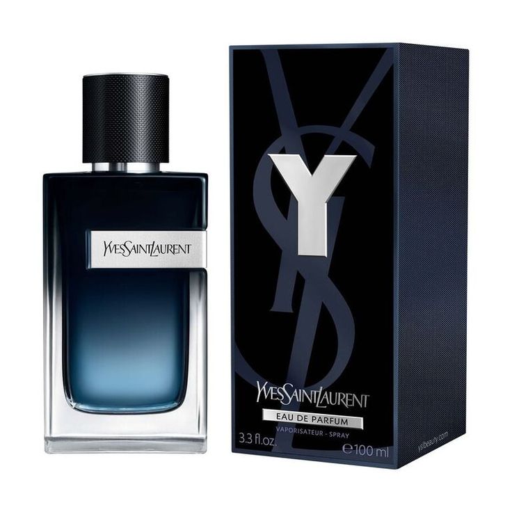 YSL Y EDP 100ml - Men's Eau de Parfum Spray, Long Lasting Fresh Woody Aromatic Fragrance