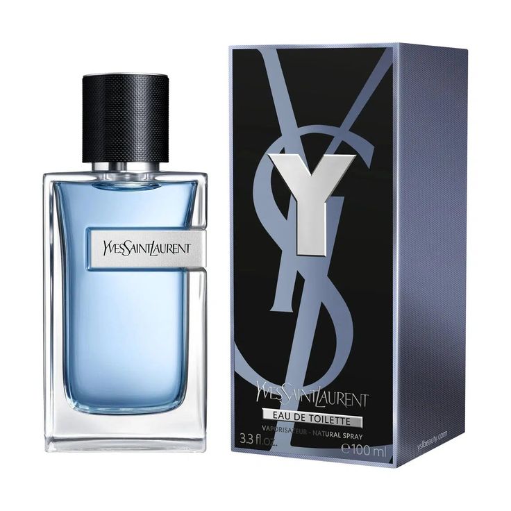 YSL Y EDT 100ml - Men's Eau de Toilette Spray, Long Lasting Fresh Aromatic Woody Fragrance