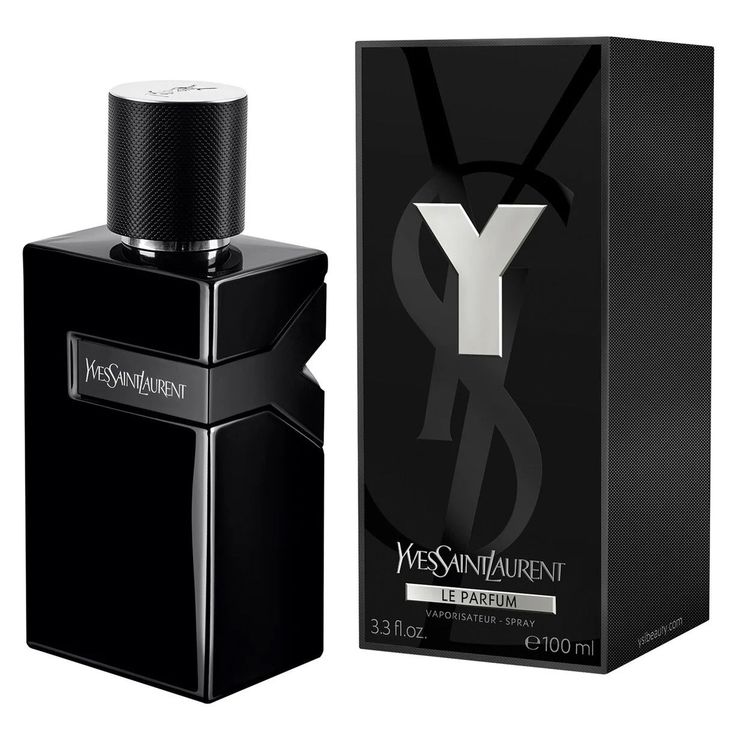 YSL Y Le Parfum 100ml - Men's Eau de Parfum Spray, Long Lasting Intense Woody Aromatic Fragrance