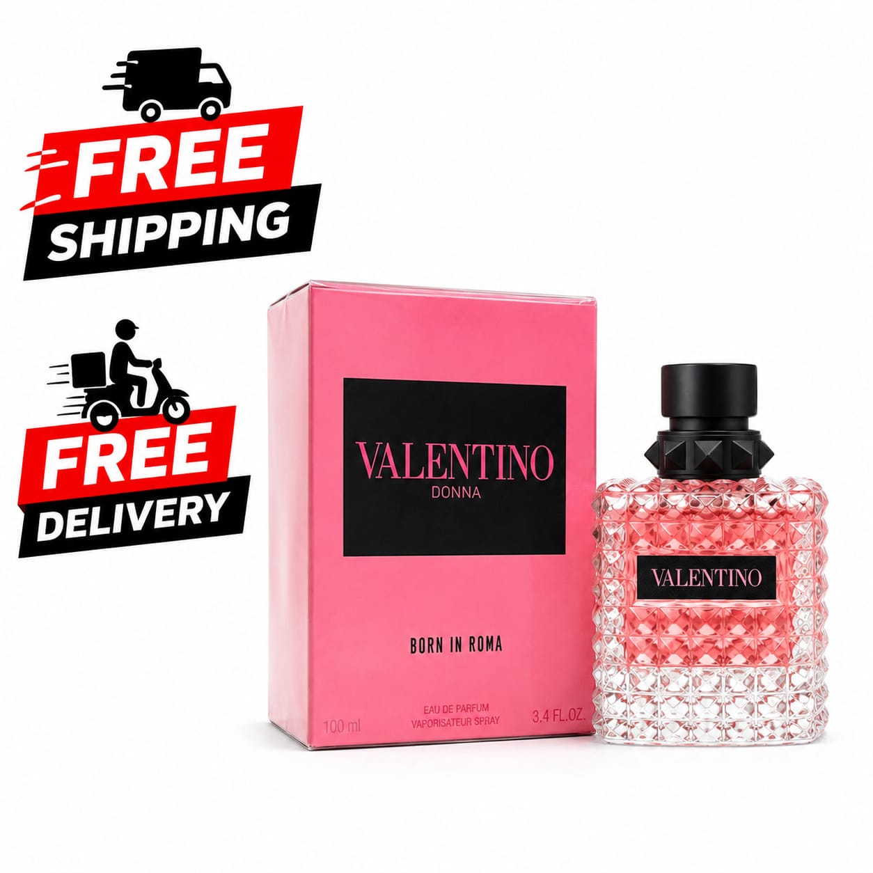 Valentino Donna Born in Roma Eau de Parfum for Women – 3.4 oz / 100 ml