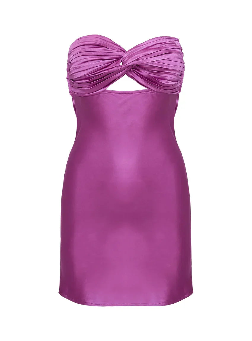 Faviola Mini Dress Purple