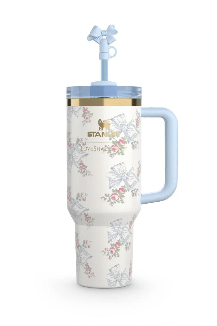 Stanley x LoveShackFancy Quencher H2.0 FlowState Tumbler 40 oz