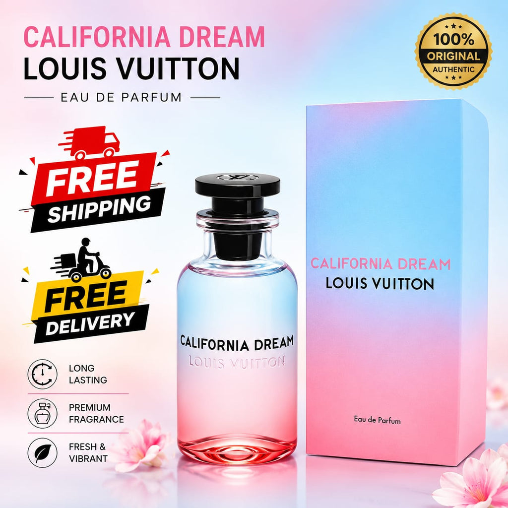 Louis Vuitton California Dream Eau de Parfum – Fresh Citrus Amber Fragrance