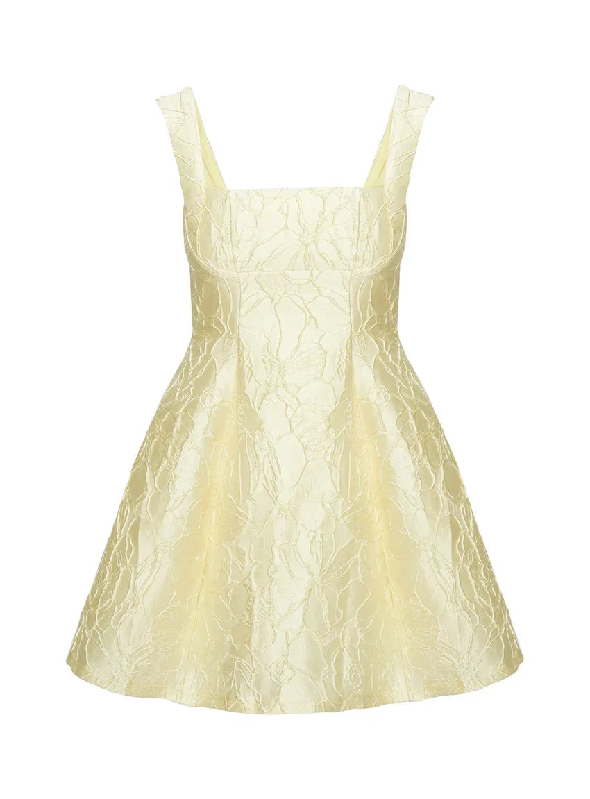 Eloquent Mini Dress Light Yellow