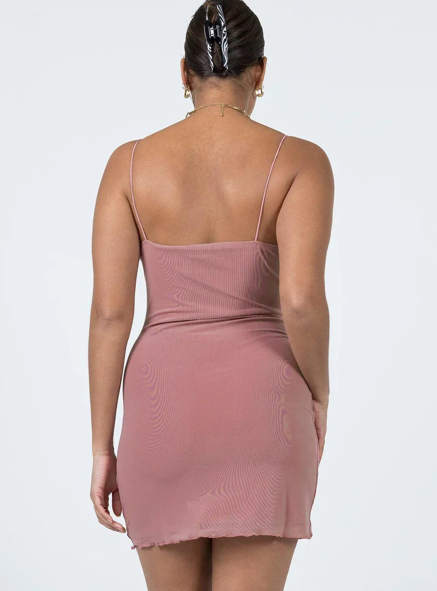 Sugar Mini Dress Mauve